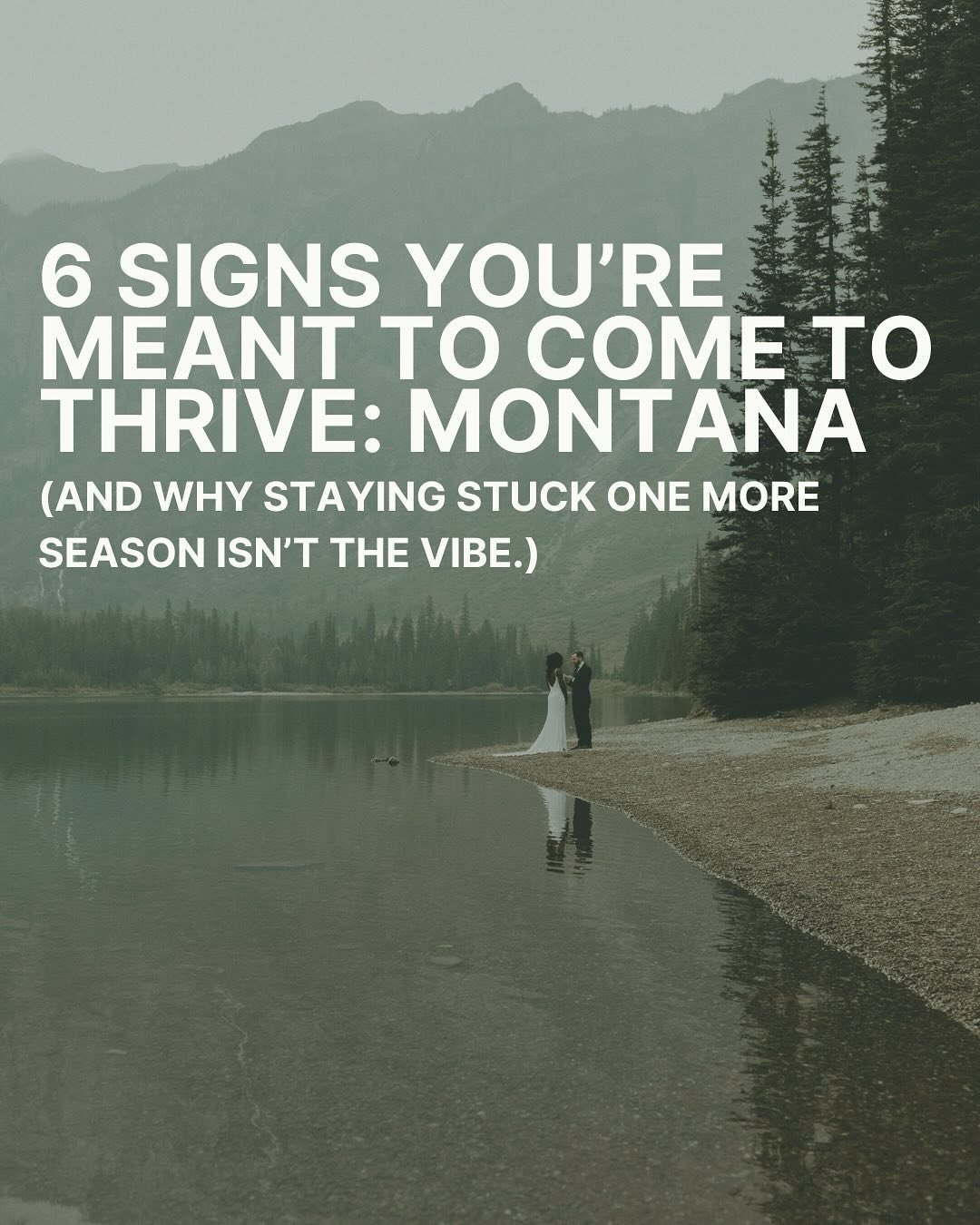 6 signs you&rsquo;re meant to come to Thrive: Montana👇

1️⃣ You&rsquo;re talented as hell &mdash; but your calendar doesn&rsquo;t reflect it. You&rsquo;re discounting just to stay busy.
2️⃣ You&rsquo;re exhausted by the content grind. Posting is ran